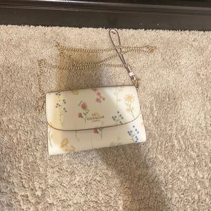 Floral print Coach crossbody
